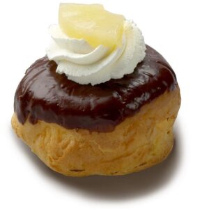 Gebak Moorkop Tartelette