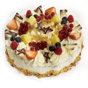 Slagroomtaart 6-8 of 10-12 personen