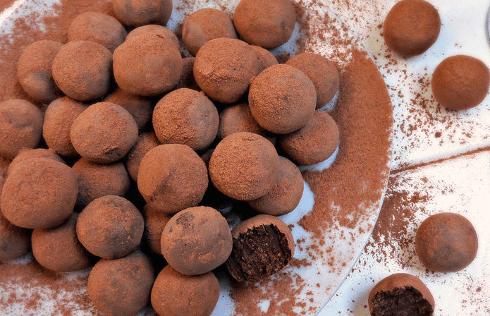 Van Houten cacao slagroomtruffels