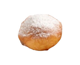 Oliebol zonder krenten